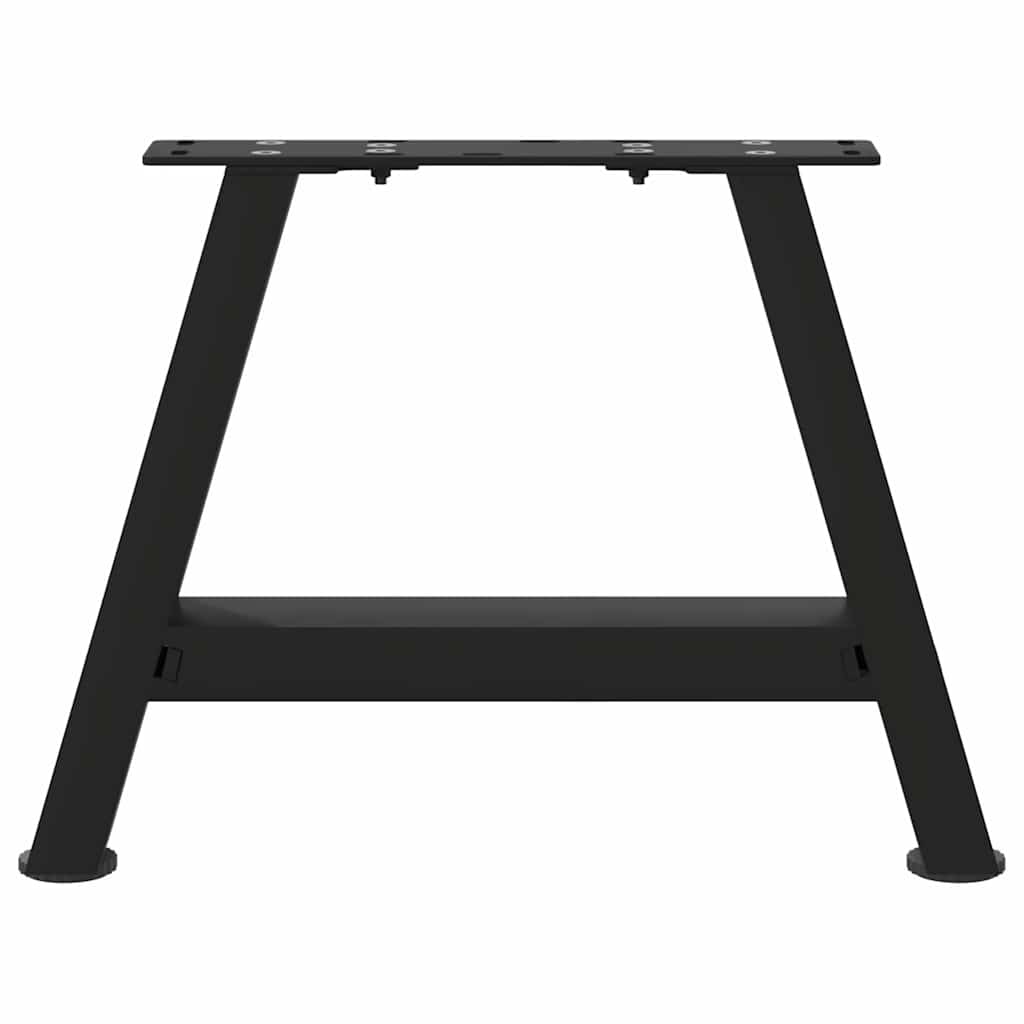 Nohy Konferenčního Stolku Ve Tvaru A, 2 Ks, Černé, 30 X (30-31) Cm, Ocel