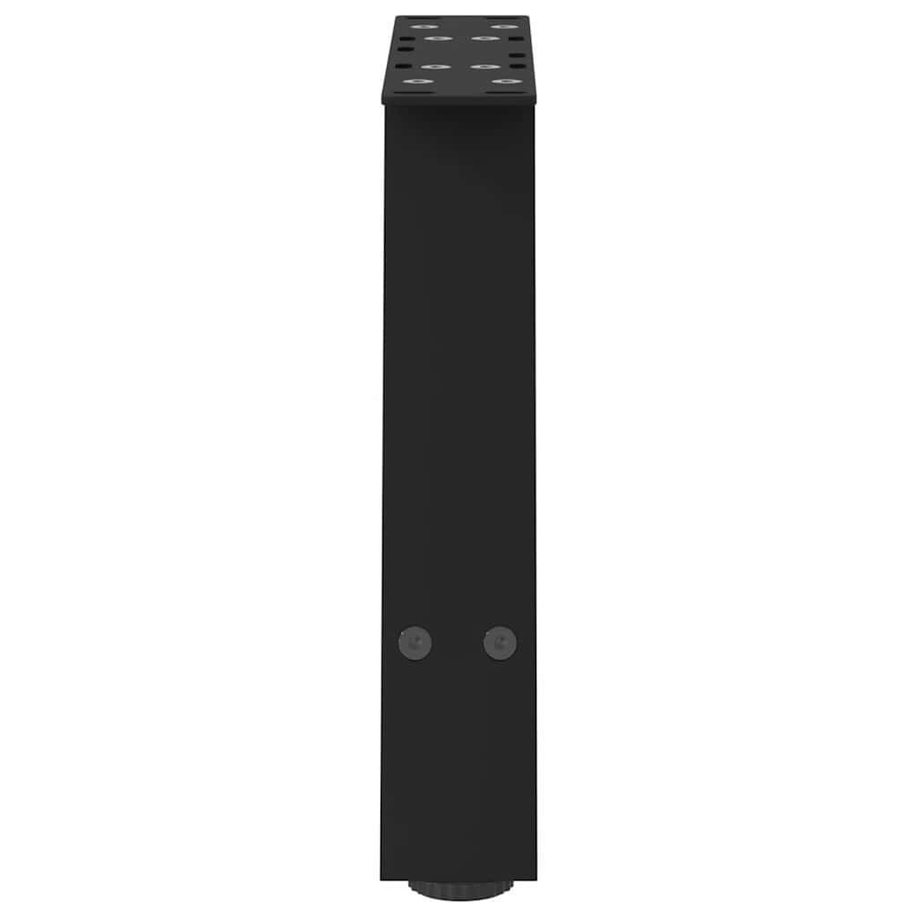 Nohy Konferenčního Stolku Ve Tvaru A, 2 Ks, Černé, 30 X (30-31) Cm, Ocel