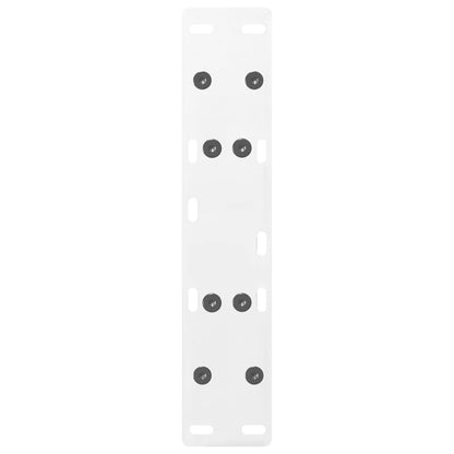 Nohy Konferenčního Stolku Ve Tvaru A, 2 Ks, Bílé, 30 X (30-31) Cm, Ocel