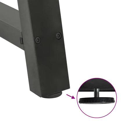 Nohy Konferenčního Stolku Ve Tvaru A, 2 Ks, Antracitové, , Ocel Antracitová