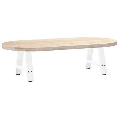 Nohy Konferenčního Stolku Ve Tvaru A, 2 Ks, Bílé, 40 X (30-31) Cm, Ocel