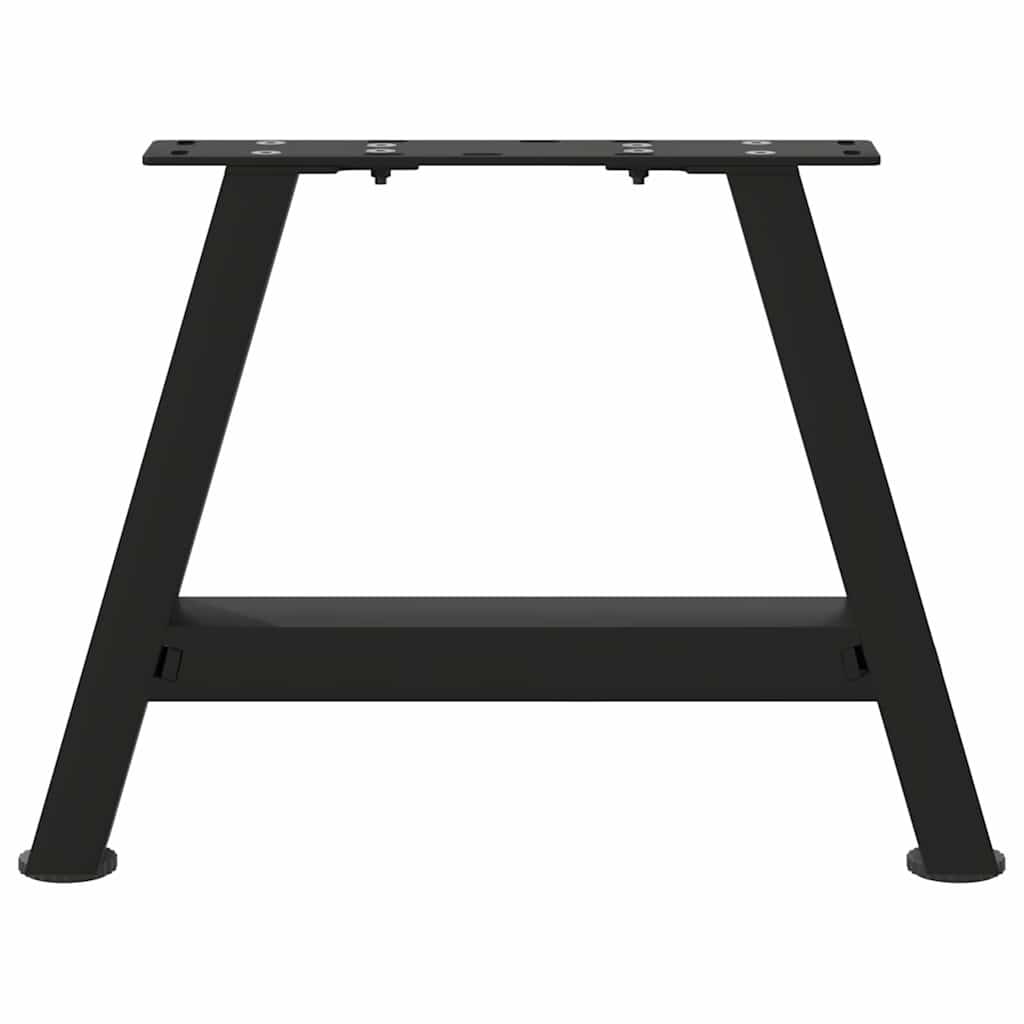 Nohy Konferenčního Stolku Ve Tvaru A, 2 Ks, Černé, 50 X (30-31) Cm, Ocel