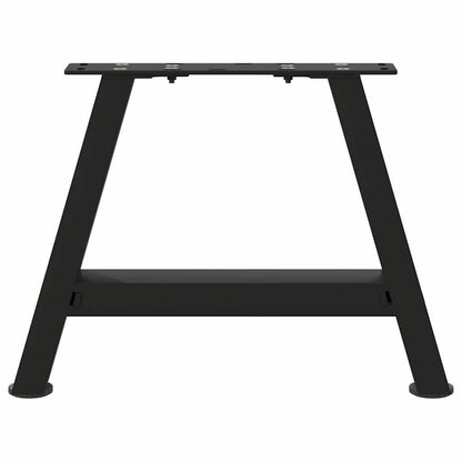 Nohy Konferenčního Stolku Ve Tvaru A, 2 Ks, Černé, 50 X (30-31) Cm, Ocel