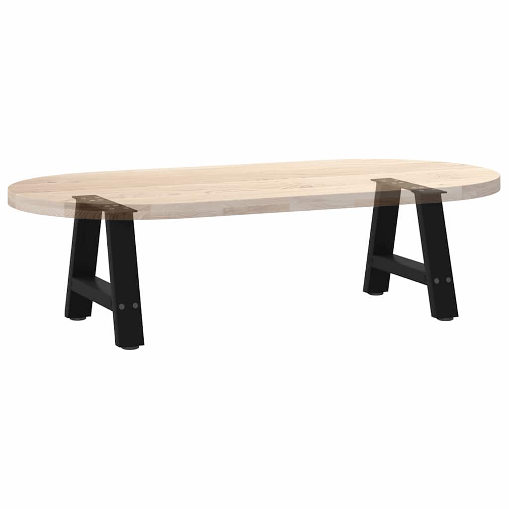 Nohy Konferenčního Stolku Ve Tvaru A, 2 Ks, Černé, 50 X (30-31) Cm, Ocel