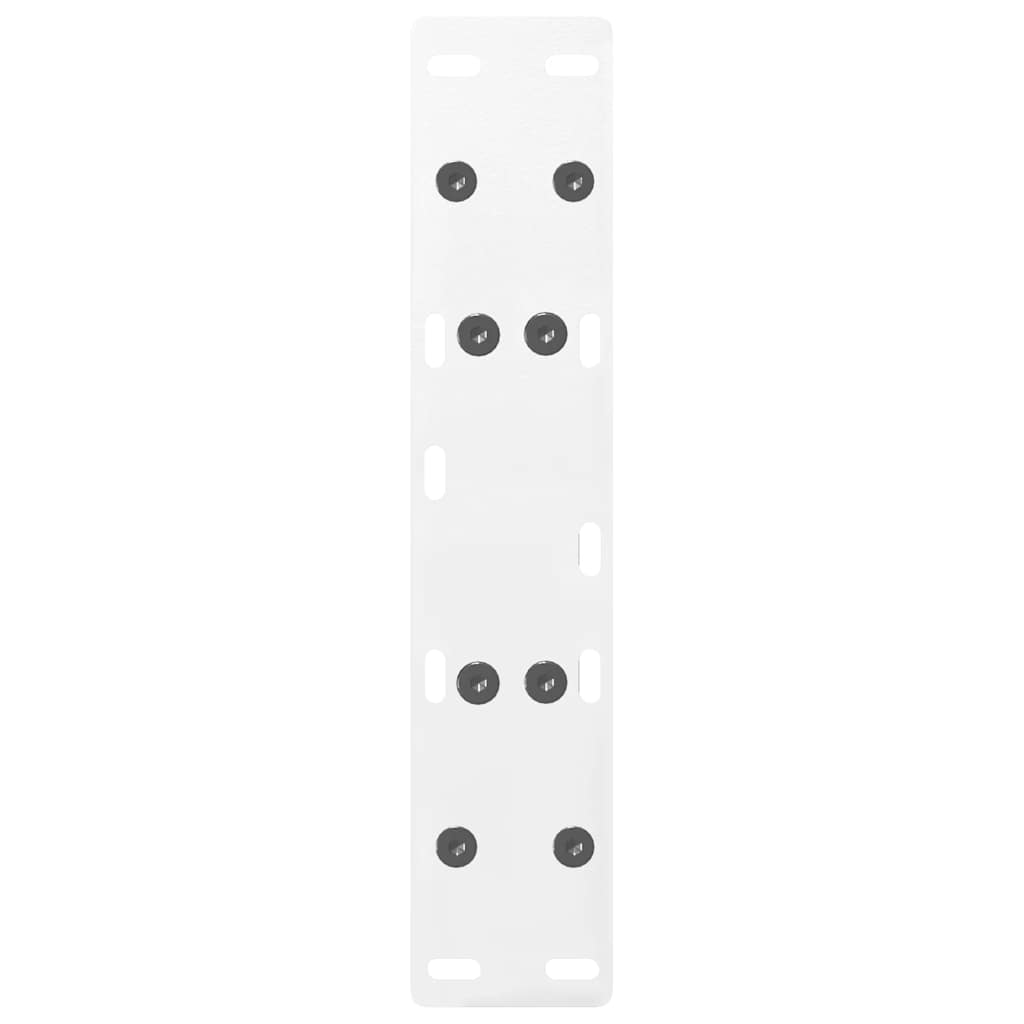 Nohy Konferenčního Stolku Ve Tvaru A, 2 Ks, Bílé, 50 X (30-31) Cm, Ocel