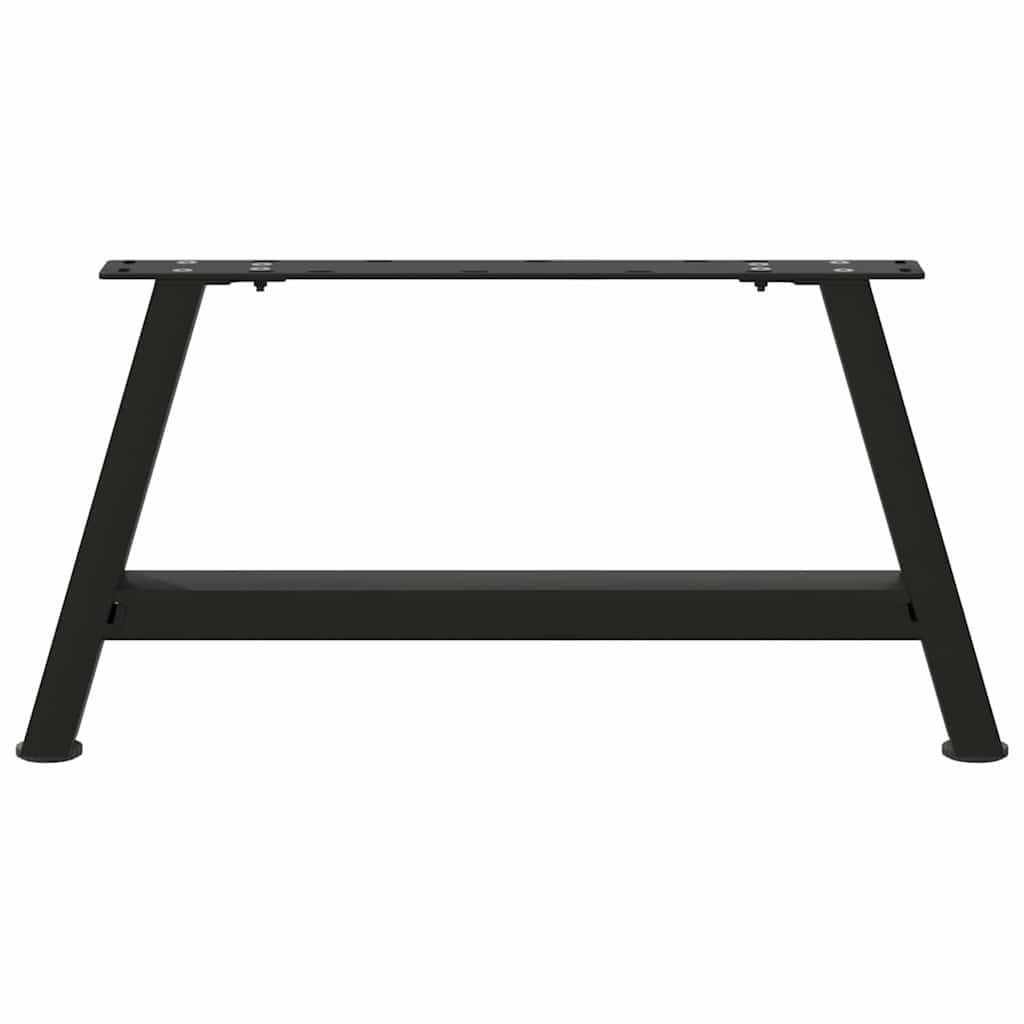 Nohy Konferenčního Stolku Ve Tvaru A, 2 Ks, Černé, 60 X (30-31) Cm, Ocel