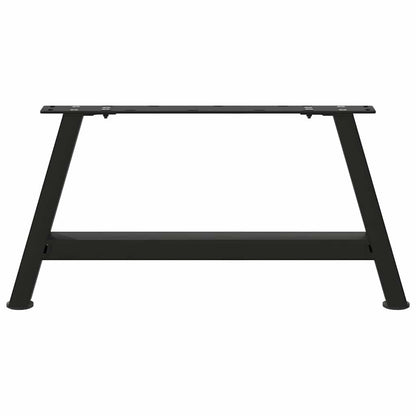 Nohy Konferenčního Stolku Ve Tvaru A, 2 Ks, Černé, 60 X (30-31) Cm, Ocel