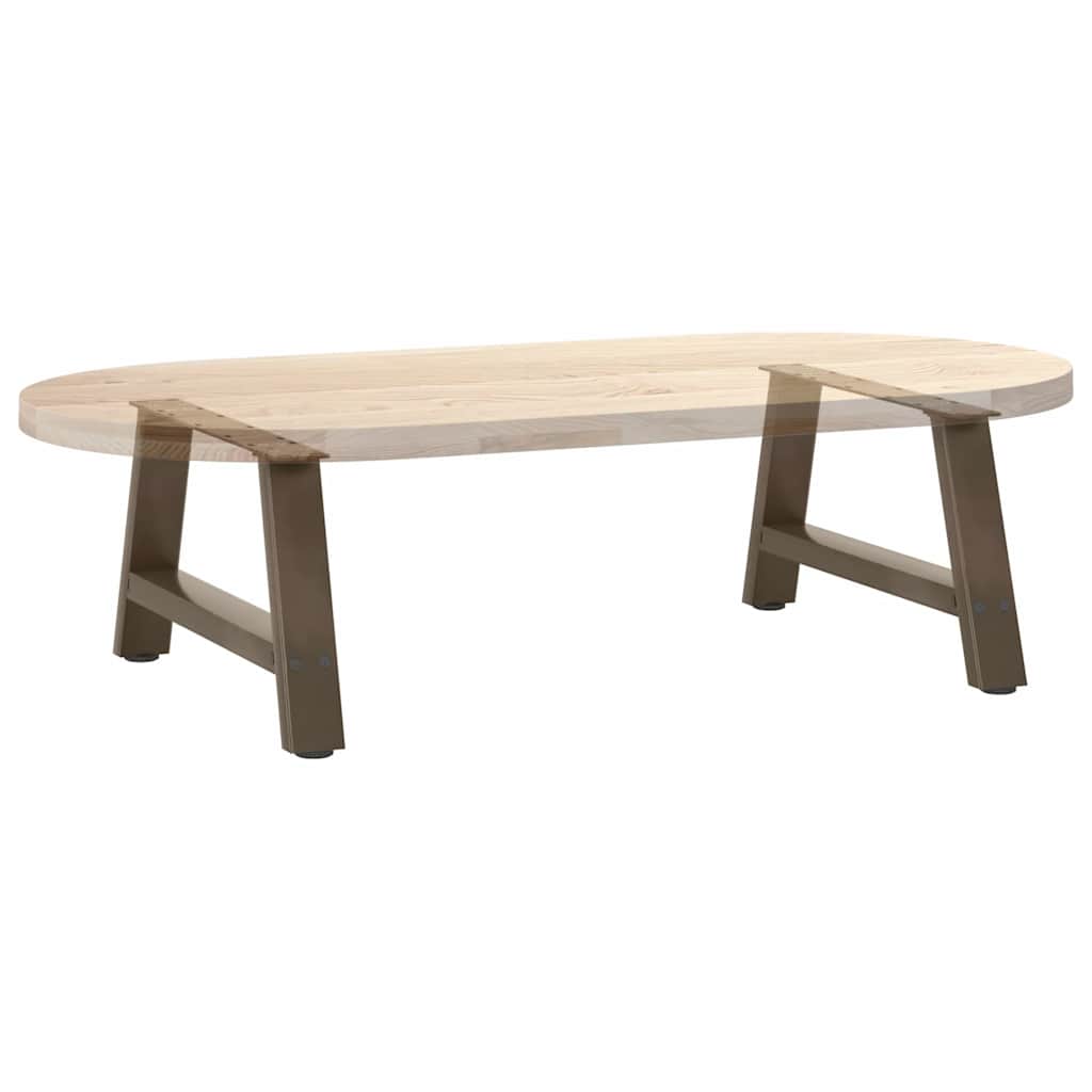 Nohy Konferenčního Stolku Ve Tvaru A, 2 Ks, 60 X (30-31) Cm, Ocel