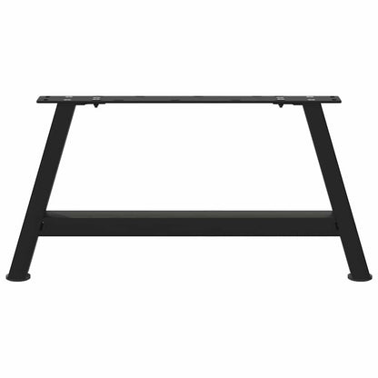 Nohy Konferenčního Stolku Ve Tvaru A, 2 Ks, Černé, 70 X (30-31) Cm, Ocel