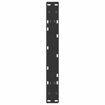 Nohy Konferenčního Stolku Ve Tvaru A, 2 Ks, Černé, 70 X (30-31) Cm, Ocel
