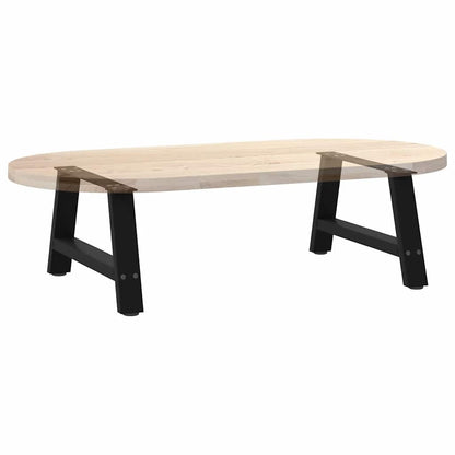 Nohy Konferenčního Stolku Ve Tvaru A, 2 Ks, Černé, 70 X (30-31) Cm, Ocel