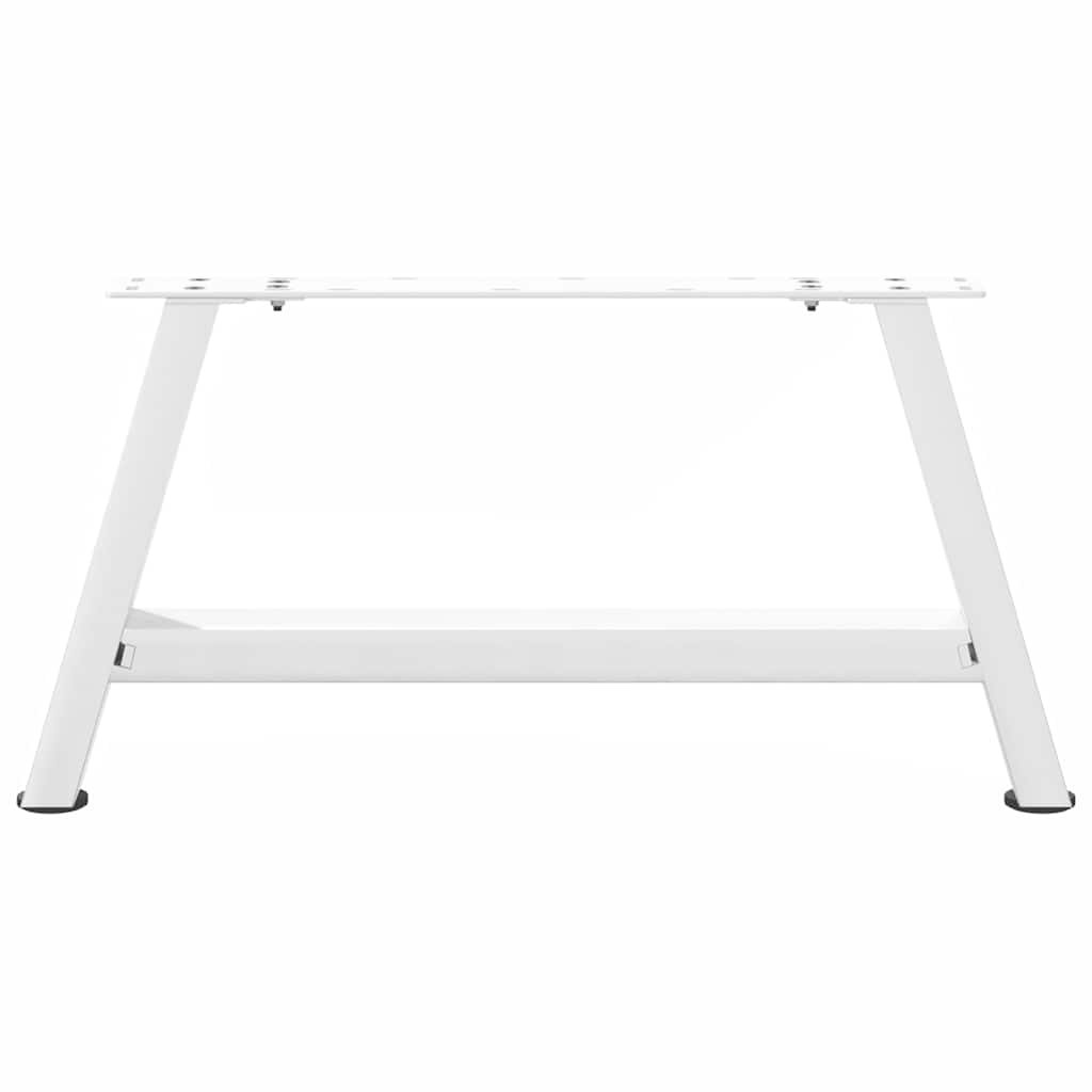 Nohy Konferenčního Stolku Ve Tvaru A, 2 Ks, Bílé, 70 X (30-31) Cm, Ocel