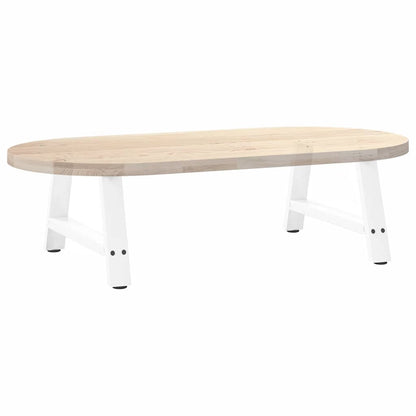 Nohy Konferenčního Stolku Ve Tvaru A, 2 Ks, Bílé, 70 X (30-31) Cm, Ocel