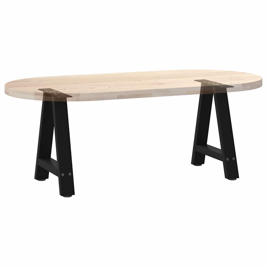 Nohy Konferenčního Stolku Ve Tvaru A, 2 Ks, Černé, 38 X (42-43) Cm, Ocel