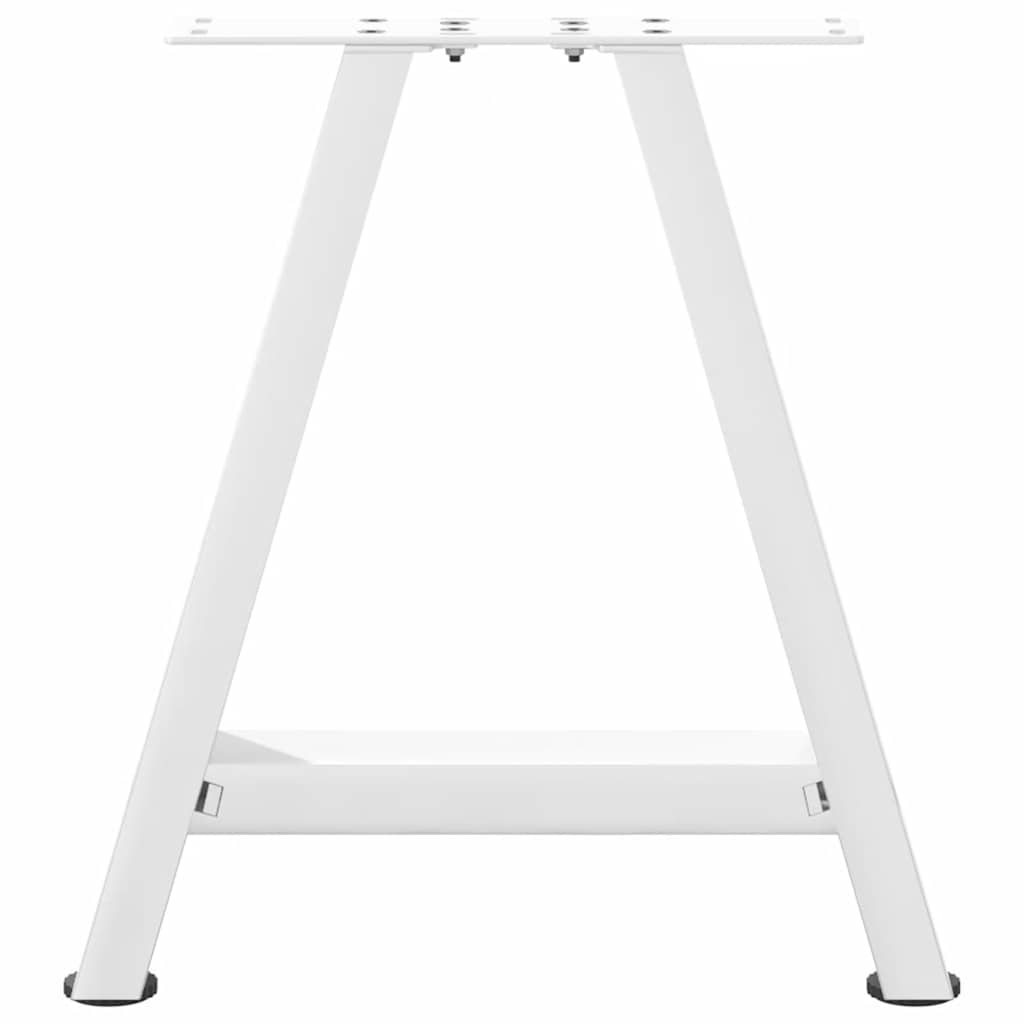 Nohy Konferenčního Stolku Ve Tvaru A, 2 Ks, Bílé, 38 X (42-43) Cm, Ocel
