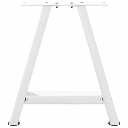 Nohy Konferenčního Stolku Ve Tvaru A, 2 Ks, Bílé, 38 X (42-43) Cm, Ocel