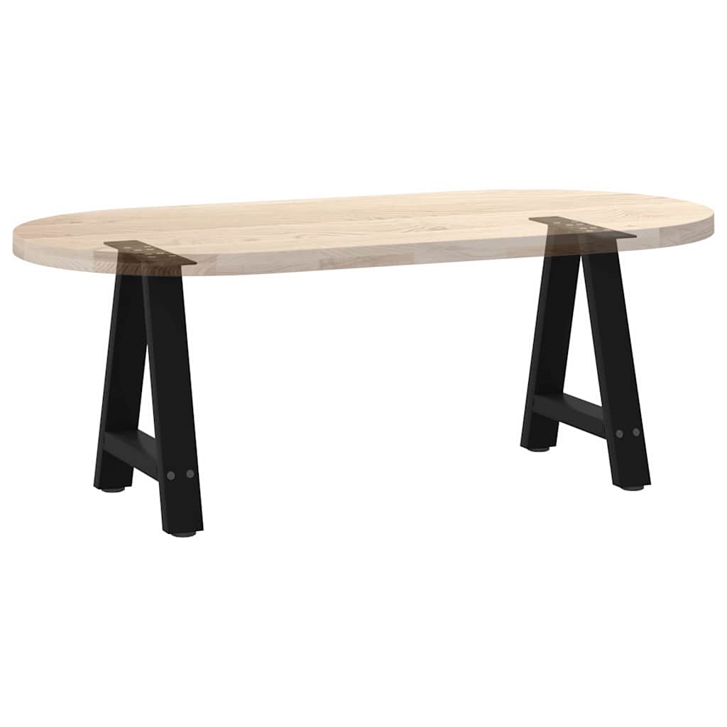 Nohy Konferenčního Stolku Ve Tvaru A, 2 Ks, Černé, 50 X (42-43) Cm, Ocel