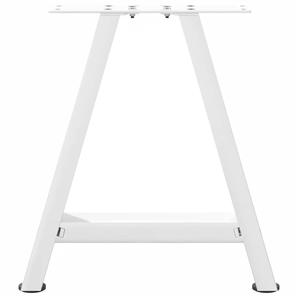 Nohy Konferenčního Stolku Ve Tvaru A, 2 Ks, Bílé, 50 X (42-43) Cm, Ocel