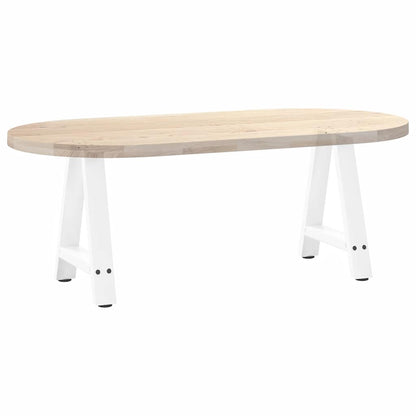 Nohy Konferenčního Stolku Ve Tvaru A, 2 Ks, Bílé, 50 X (42-43) Cm, Ocel