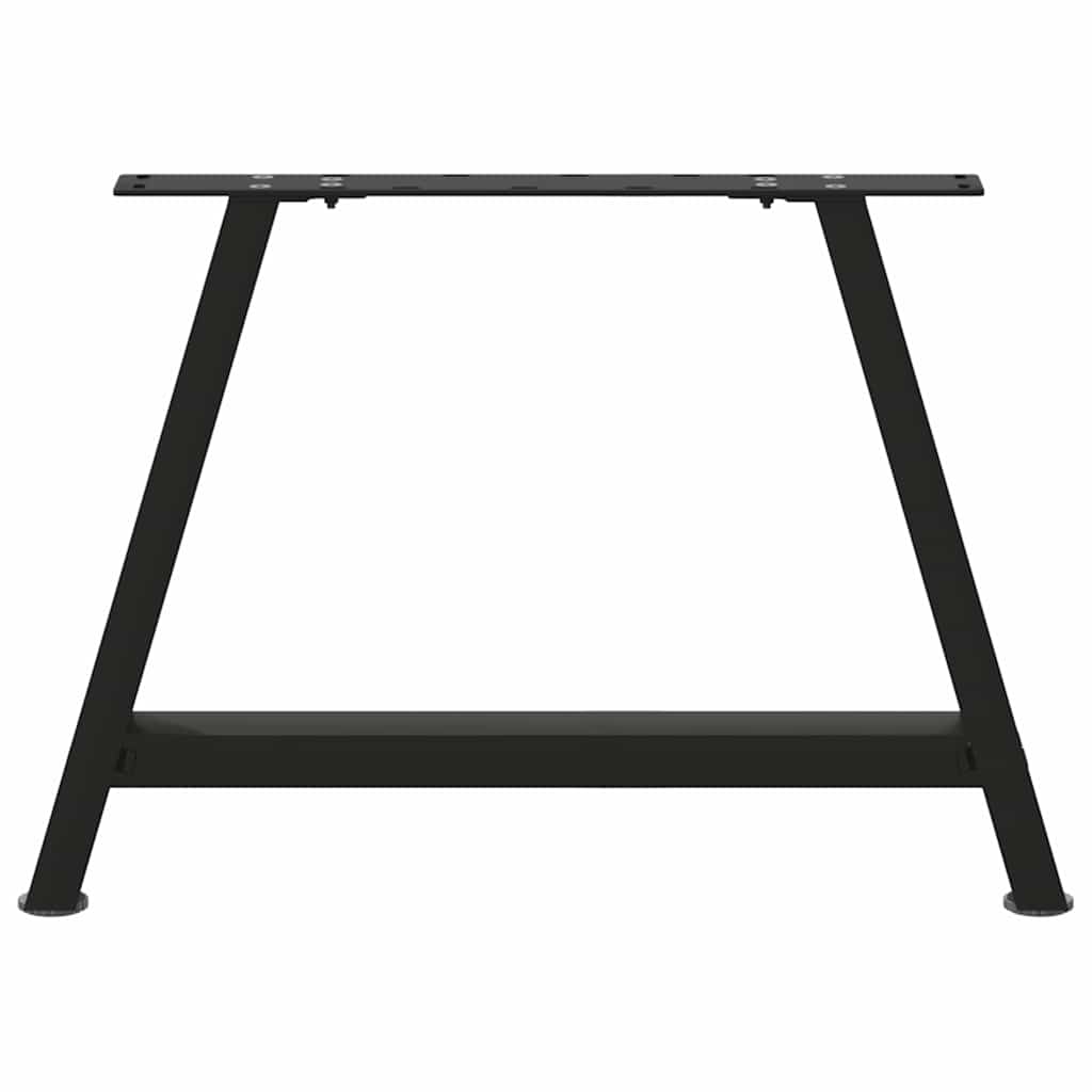 Nohy Konferenčního Stolku Ve Tvaru A, 2 Ks, Černé, 60 X (42-43) Cm, Ocel