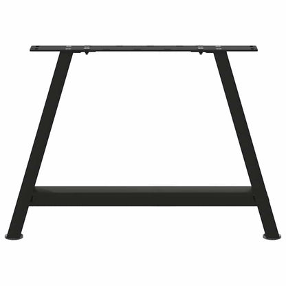 Nohy Konferenčního Stolku Ve Tvaru A, 2 Ks, Černé, 60 X (42-43) Cm, Ocel