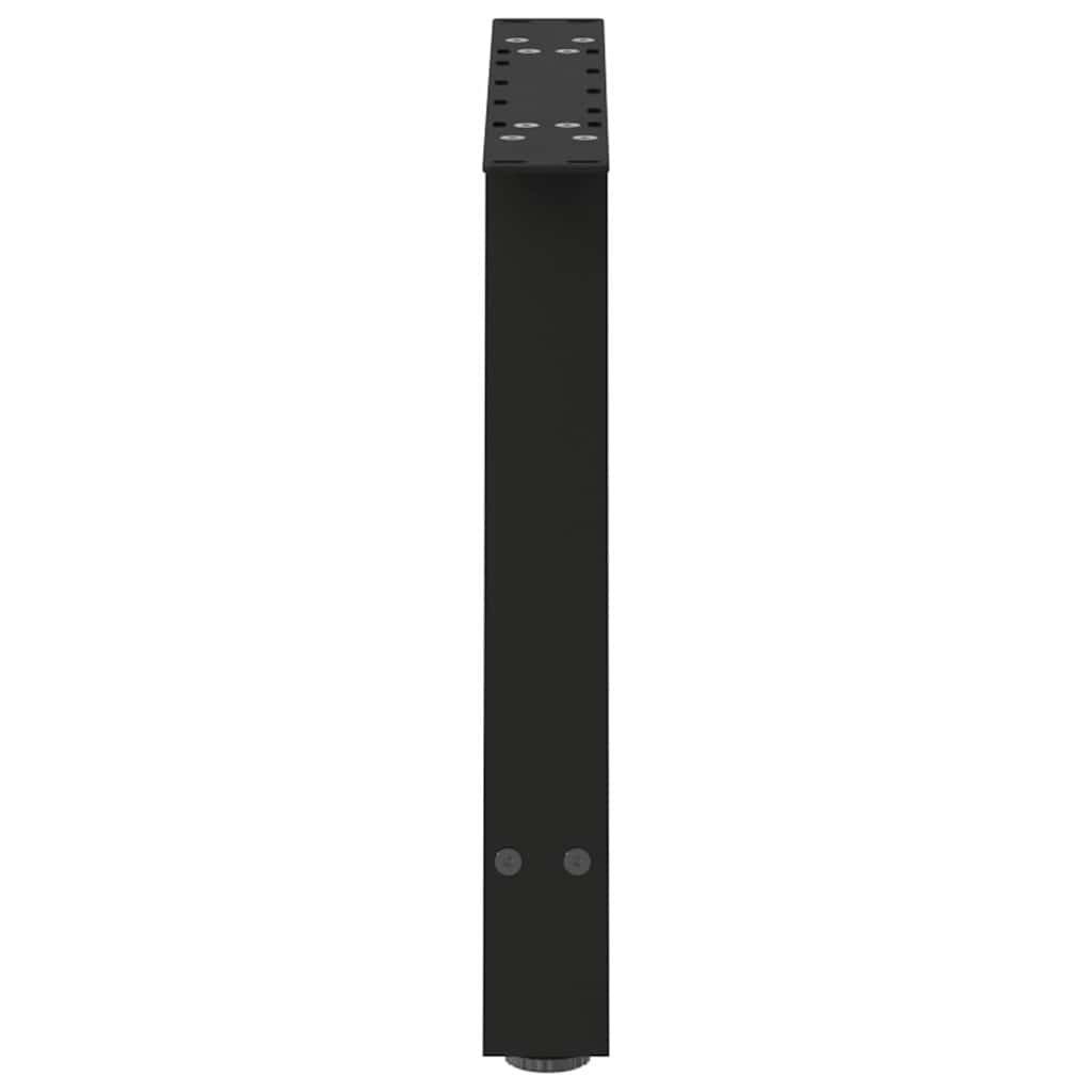 Nohy Konferenčního Stolku Ve Tvaru A, 2 Ks, Černé, 60 X (42-43) Cm, Ocel