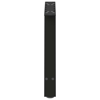 Nohy Konferenčního Stolku Ve Tvaru A, 2 Ks, Černé, 60 X (42-43) Cm, Ocel