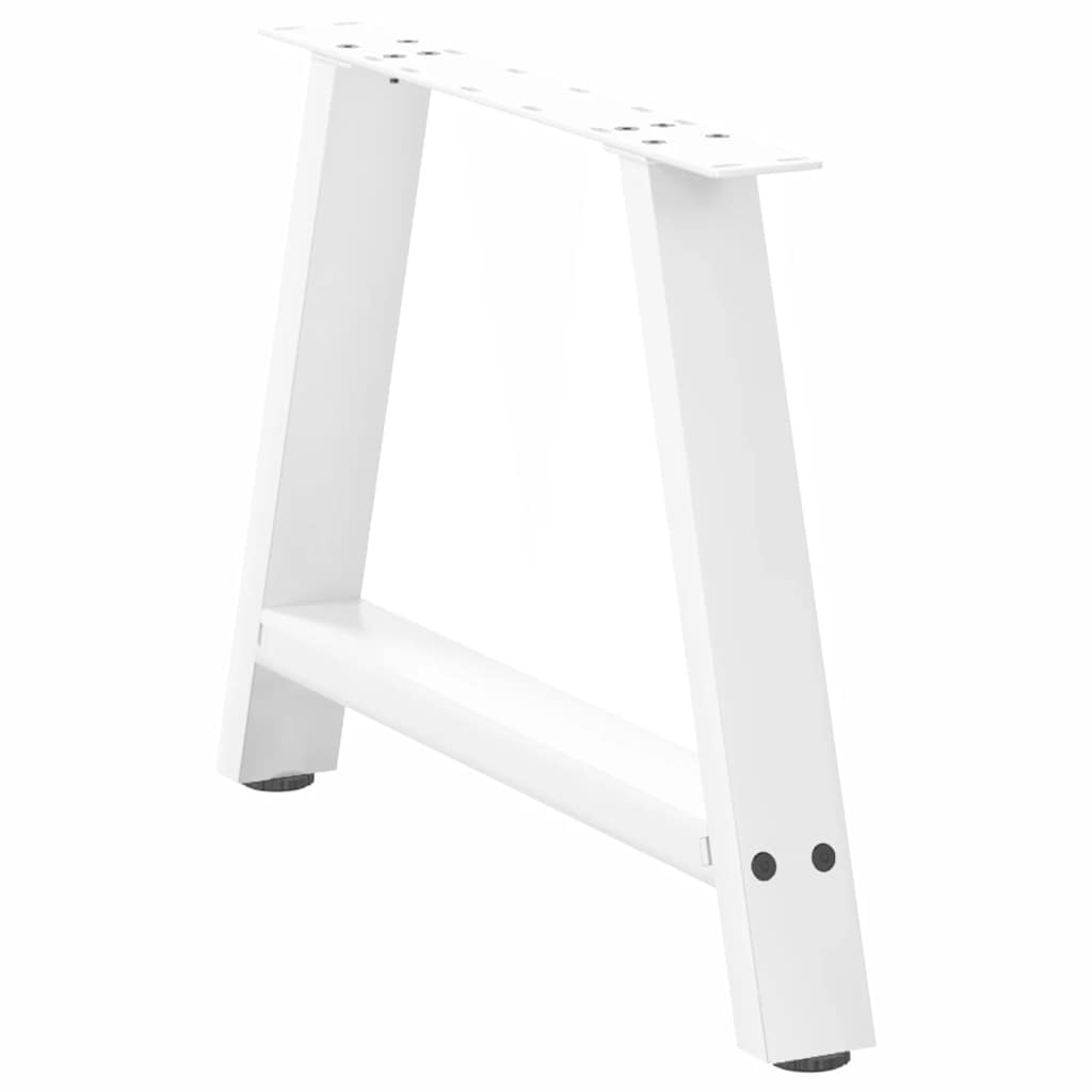 Nohy Konferenčního Stolku Ve Tvaru A, 2 Ks, Bílé, 60 X (42-43) Cm, Ocel