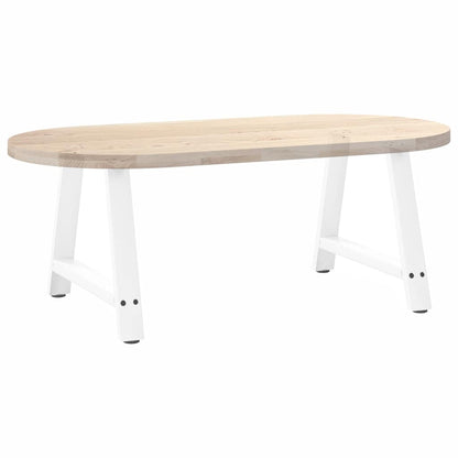Nohy Konferenčního Stolku Ve Tvaru A, 2 Ks, Bílé, 60 X (42-43) Cm, Ocel