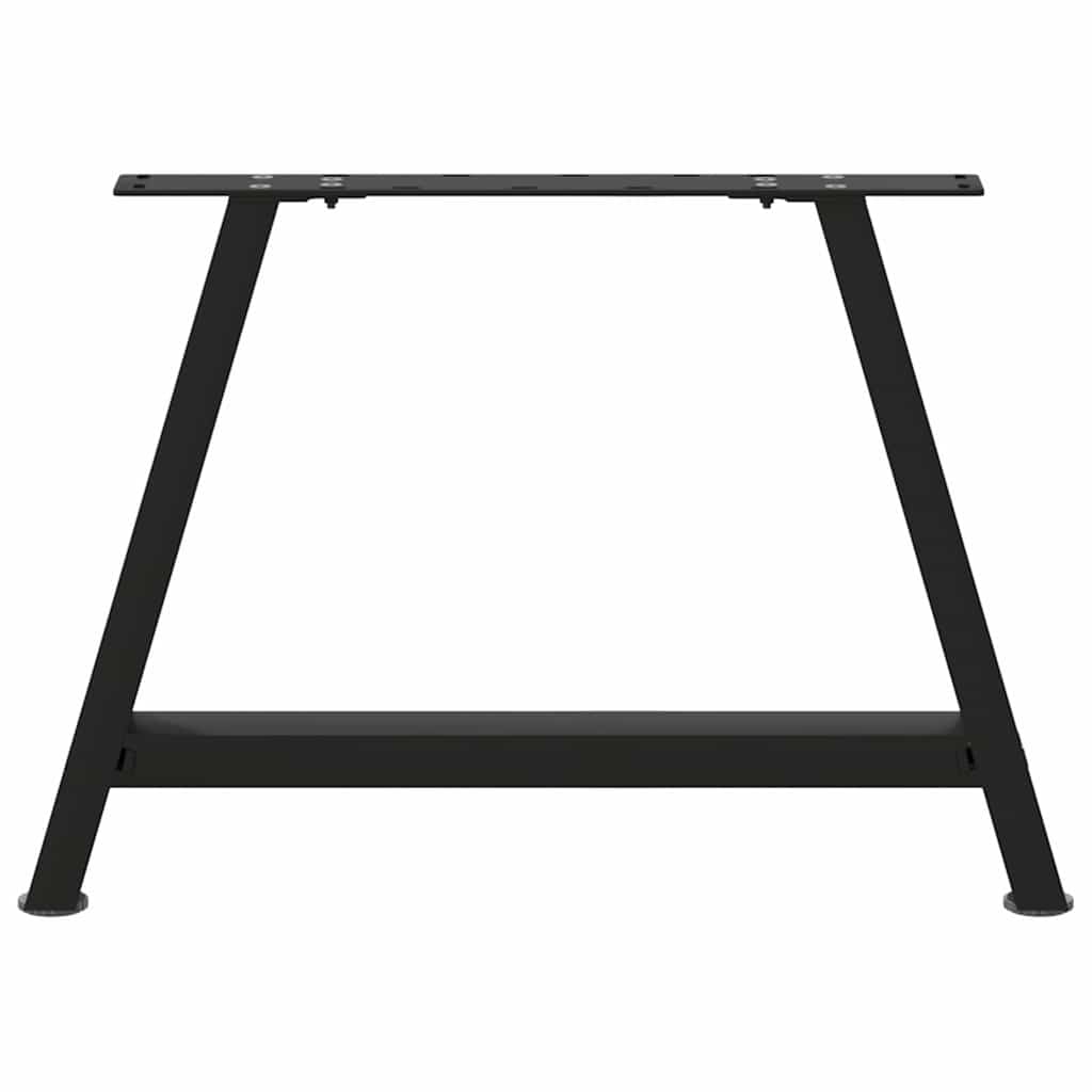 Nohy Konferenčního Stolku Ve Tvaru A, 2 Ks, Černé, 70 X (42-43) Cm, Ocel