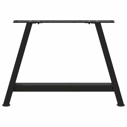 Nohy Konferenčního Stolku Ve Tvaru A, 2 Ks, Černé, 70 X (42-43) Cm, Ocel