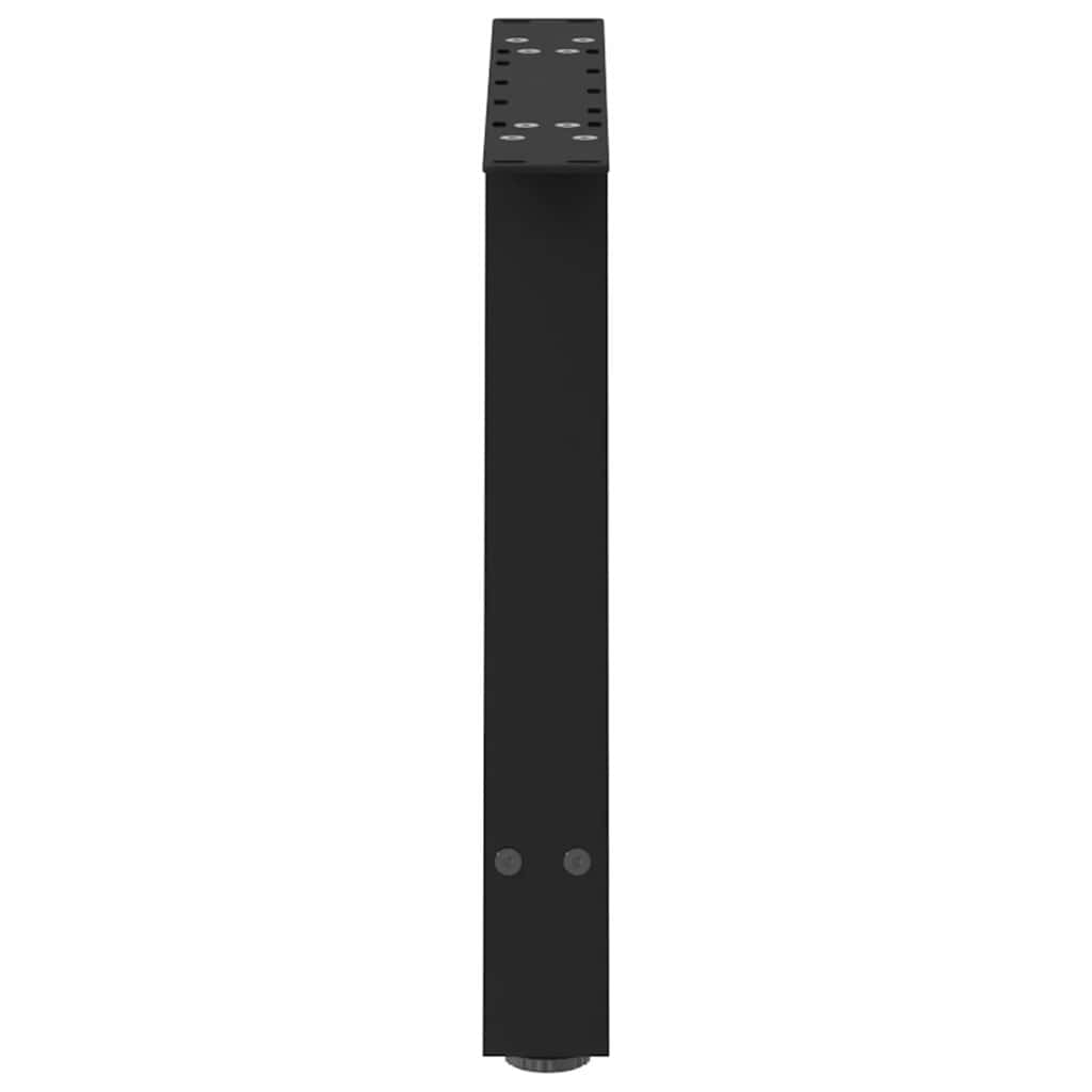 Nohy Konferenčního Stolku Ve Tvaru A, 2 Ks, Černé, 70 X (42-43) Cm, Ocel