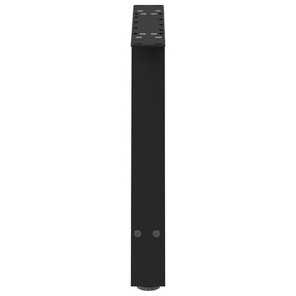 Nohy Konferenčního Stolku Ve Tvaru A, 2 Ks, Černé, 70 X (42-43) Cm, Ocel
