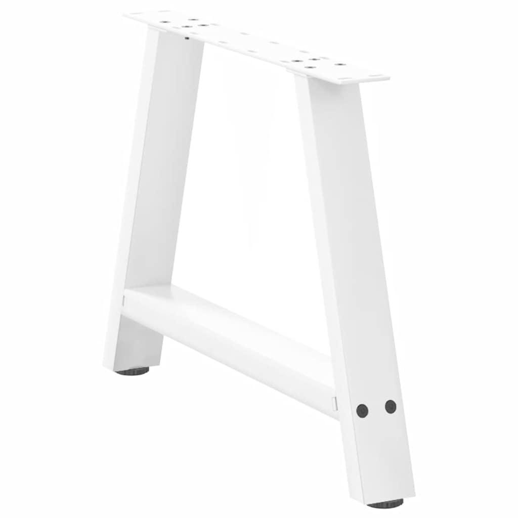 Nohy Konferenčního Stolku Ve Tvaru A, 2 Ks, Bílé, 70 X (42-43) Cm, Ocel