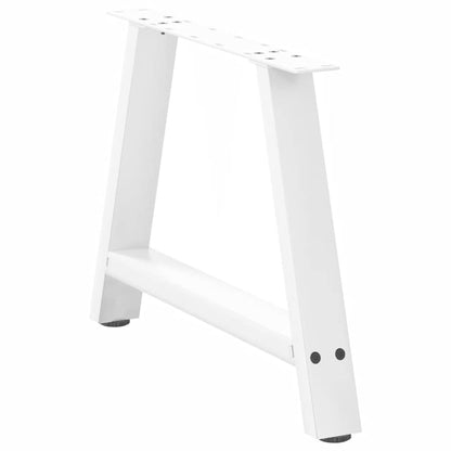 Nohy Konferenčního Stolku Ve Tvaru A, 2 Ks, Bílé, 70 X (42-43) Cm, Ocel