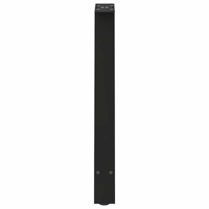 Nohy K Jídelnímu Stolu Ve Tvaru A, 2 Ks, Černé, 50 X (72-73) Cm, Ocel