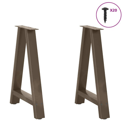 Nohy K Jídelnímu Stolu Ve Tvaru A, 2 Ks, 50 X (72-73) Cm, Ocel