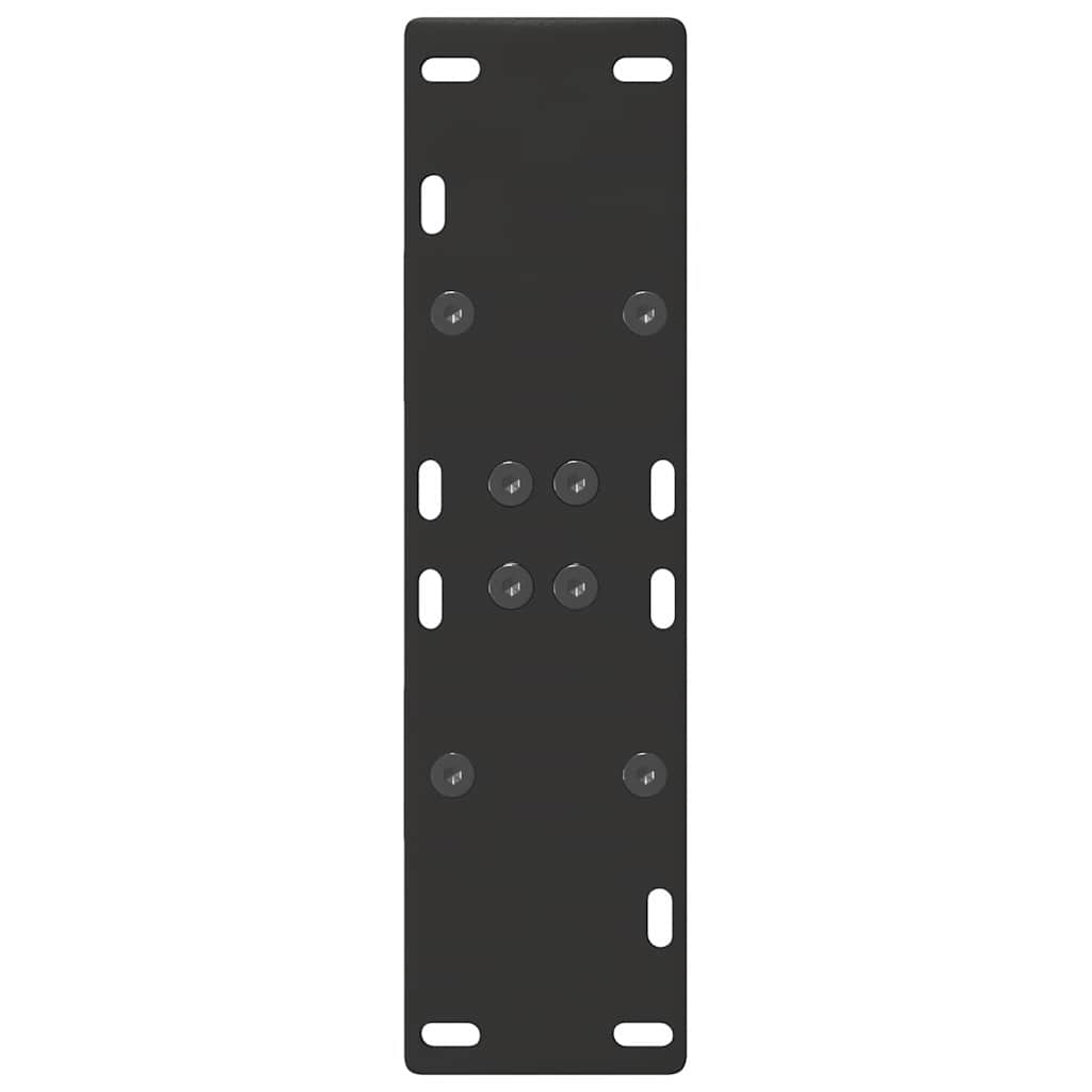 Nohy K Jídelnímu Stolu Ve Tvaru A, 2 Ks, Černé, 60 X (72-73) Cm, Ocel