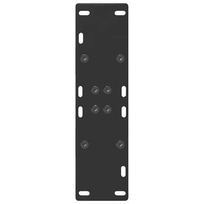 Nohy K Jídelnímu Stolu Ve Tvaru A, 2 Ks, Černé, 60 X (72-73) Cm, Ocel