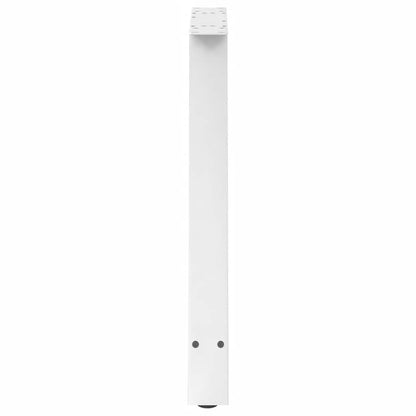 Nohy K Jídelnímu Stolu Ve Tvaru A, 2 Ks, Bílé, 70 X (72-73) Cm, Ocel