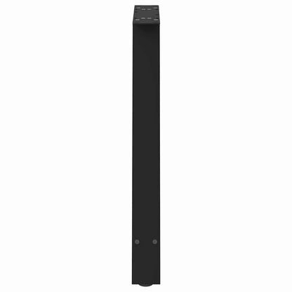 Nohy K Jídelnímu Stolu Ve Tvaru A, 2 Ks, Černé, 80 X (72-73) Cm, Ocel