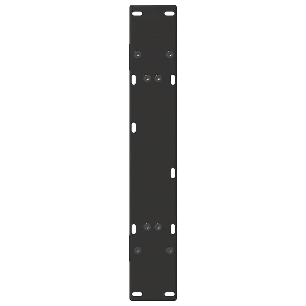 Nohy K Jídelnímu Stolu Ve Tvaru A, 2 Ks, Černé, 80 X (72-73) Cm, Ocel