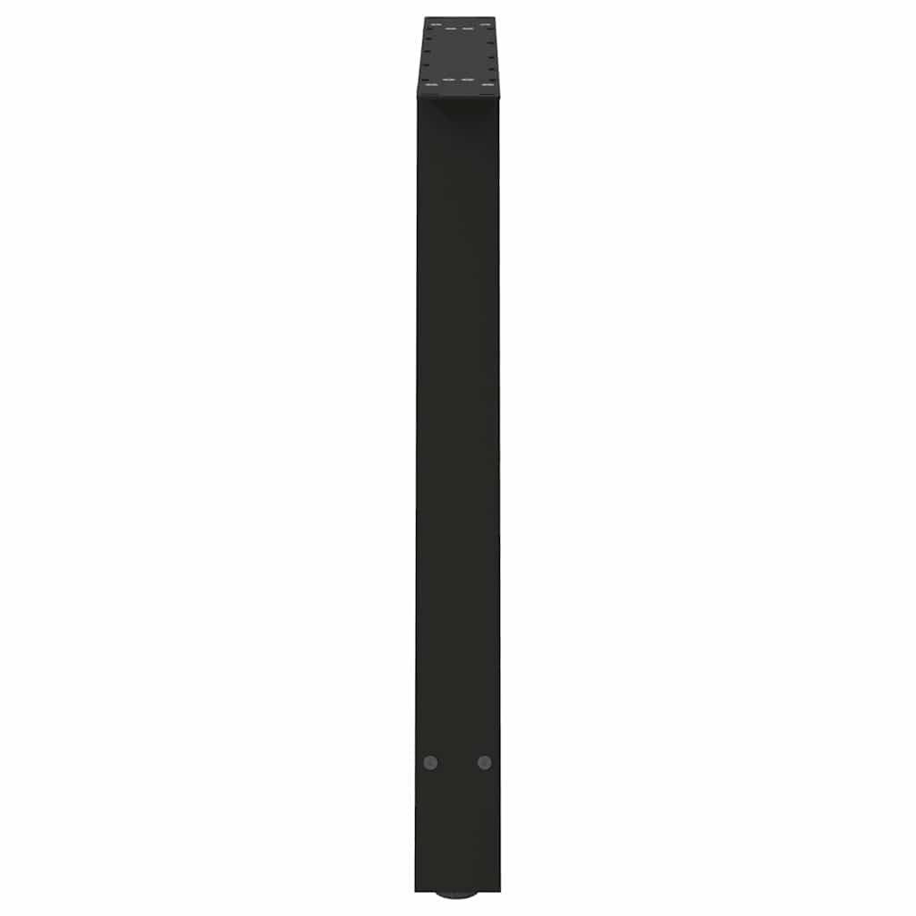 Nohy K Jídelnímu Stolu Ve Tvaru A, 2 Ks, Černé, 90 X (72-73) Cm, Ocel