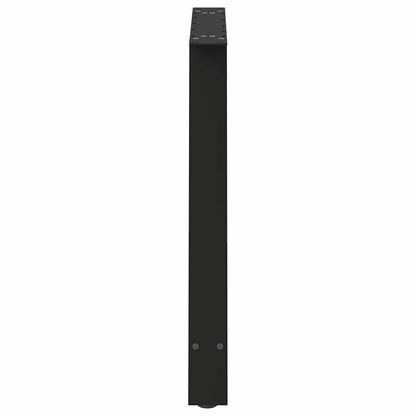 Nohy K Jídelnímu Stolu Ve Tvaru A, 2 Ks, Černé, 90 X (72-73) Cm, Ocel