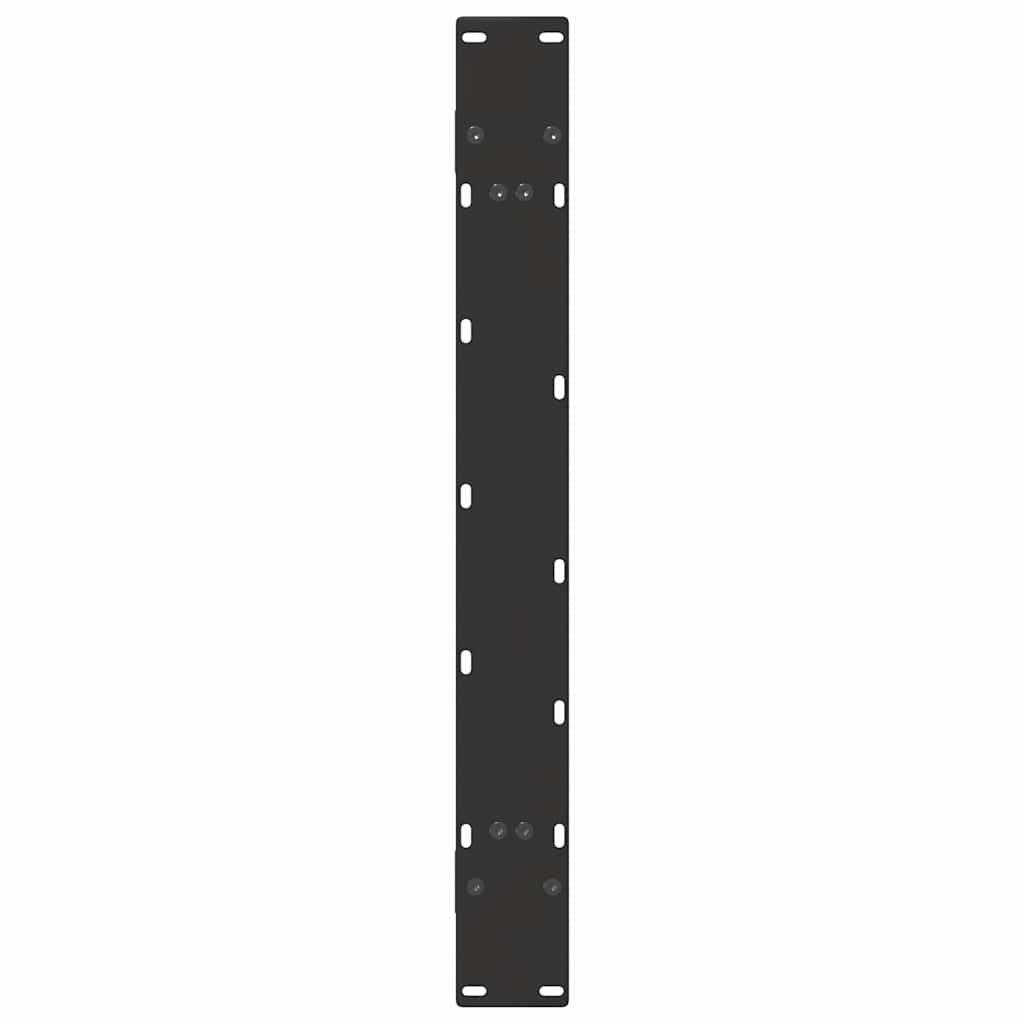 Nohy K Jídelnímu Stolu Ve Tvaru A, 2 Ks, Černé, 90 X (72-73) Cm, Ocel