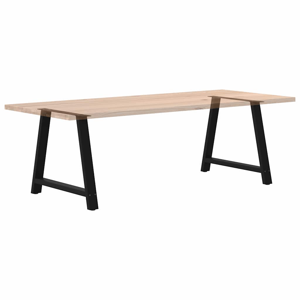 Nohy K Jídelnímu Stolu Ve Tvaru A, 2 Ks, Černé, 90 X (72-73) Cm, Ocel