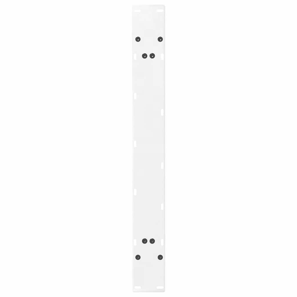 Nohy K Jídelnímu Stolu Ve Tvaru A, 2 Ks, Bílé, 90 X (72-73) Cm, Ocel