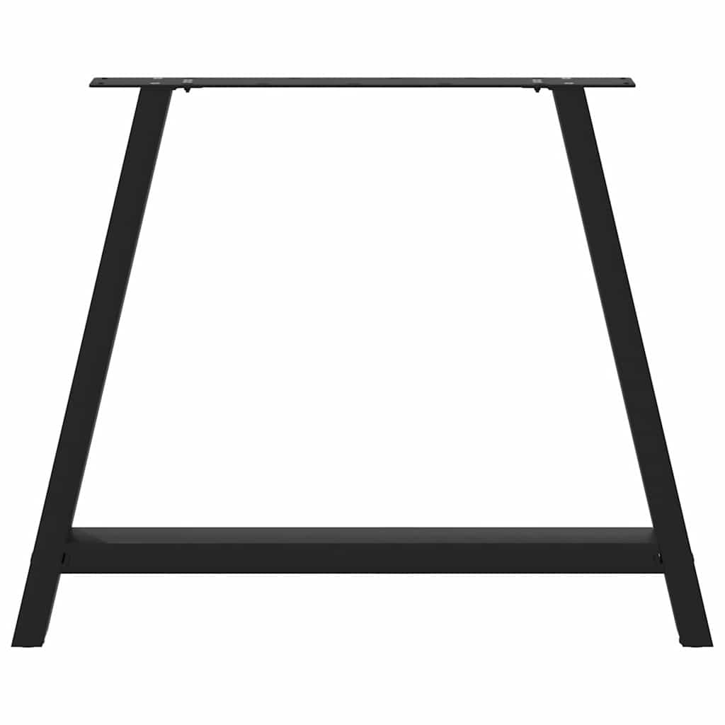 Nohy K Jídelnímu Stolu Ve Tvaru A, 2 Ks, Černé, 100 X (72-73) Cm, Ocel