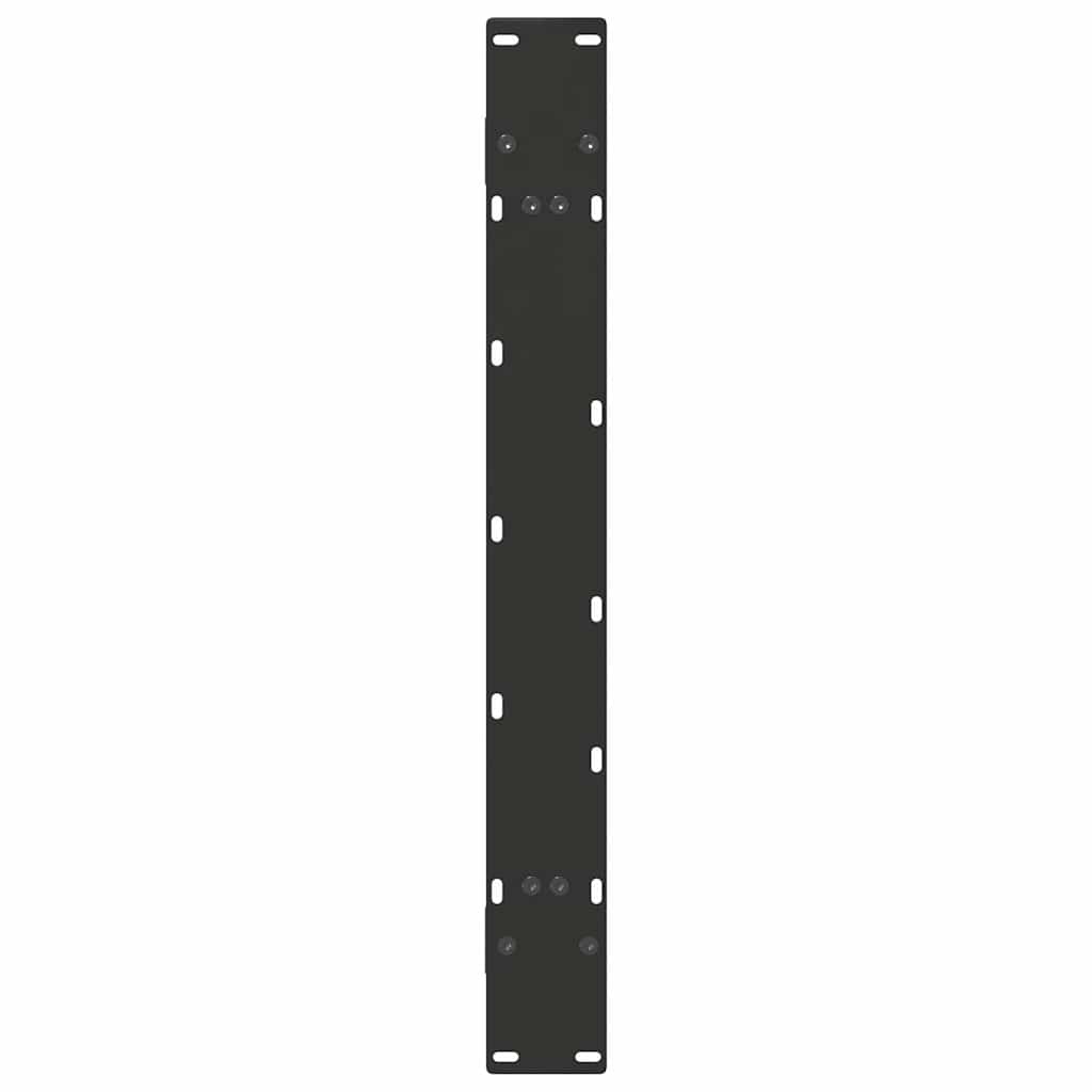 Nohy K Jídelnímu Stolu Ve Tvaru A, 2 Ks, Černé, 100 X (72-73) Cm, Ocel