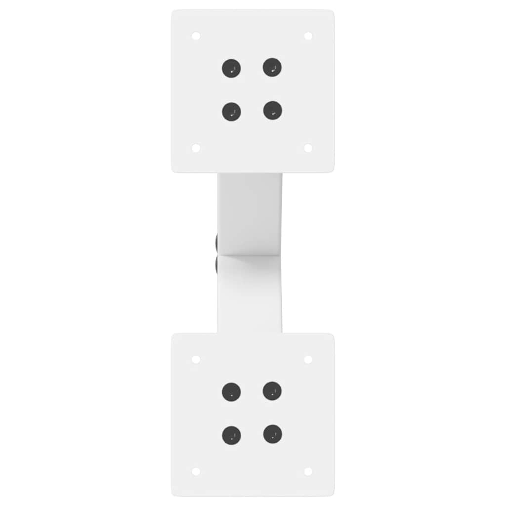 Nohy Konferenčního Stolku Ve Tvaru X, 2 Ks, Bílé, 30 X (30-31) Cm, Ocel Bílá